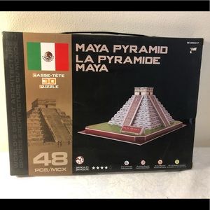 World’s Greatest Architecture 3 D Puzzle Maya Pyramid NOS